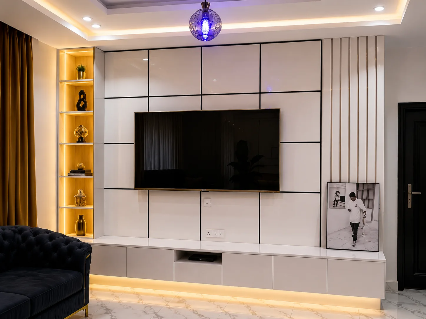 Skyline Luxe Entertainment Wall